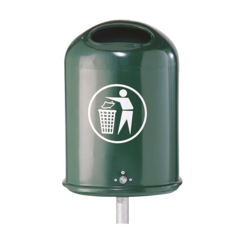 Buitenafvalbak Saluna 17 Degelijk en bijzonder duurzaam. Buiten afvalbak model Saluna met een inhoud van 45 Liter.